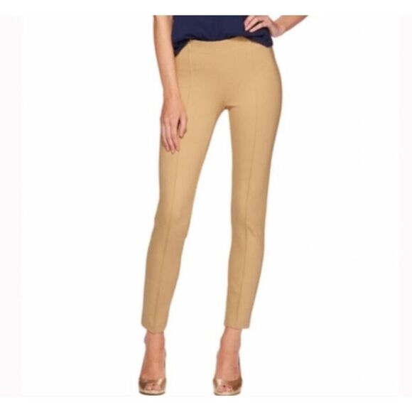 Lilly Pulitzer Toasted Coconut Tan Travel Vacation Pull-on Legging Pant Size S - Picture 1 of 7